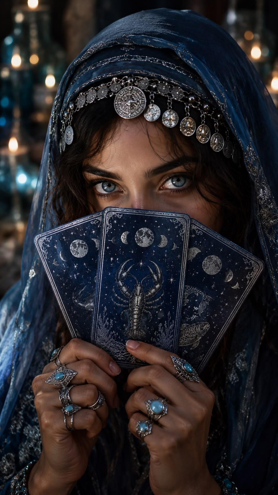 Tres cartas sobre la mesa